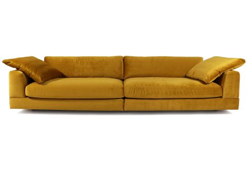 Bellus infinity sammet djup soffa